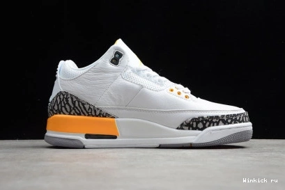 CK9246-108 Orange”  Retro“Laser JORDAN 3 1121